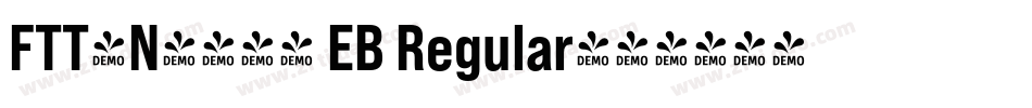 FTT-Nセザンヌ EB Regular字体转换